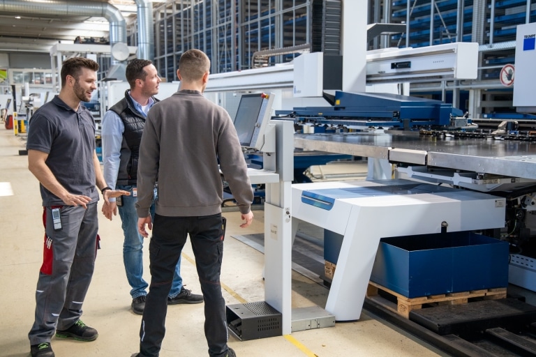 Hargassner Produktion Besprechung