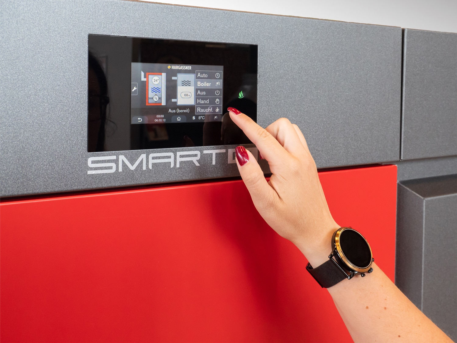 Bedienung des Smart-Touch-Displays
