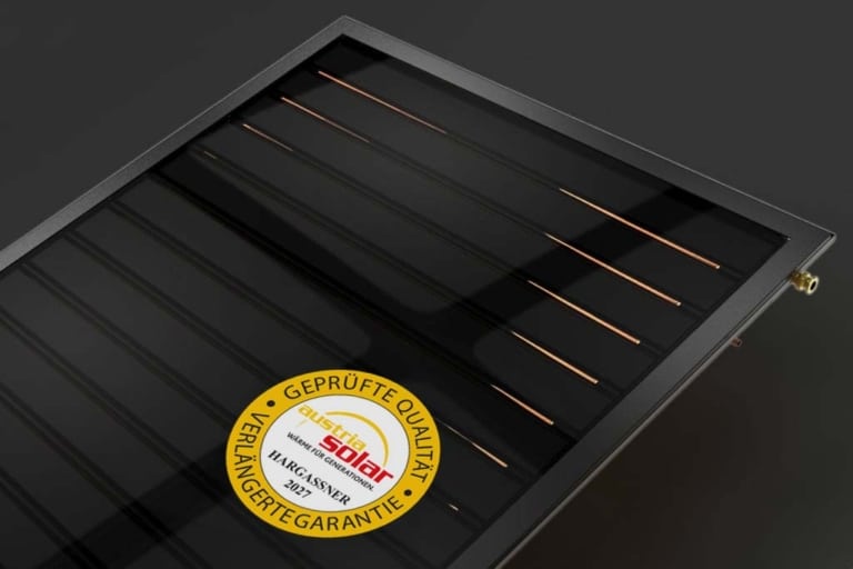 Solar collector with Austria Solar seal of approval | Solar thermal system Hargassner