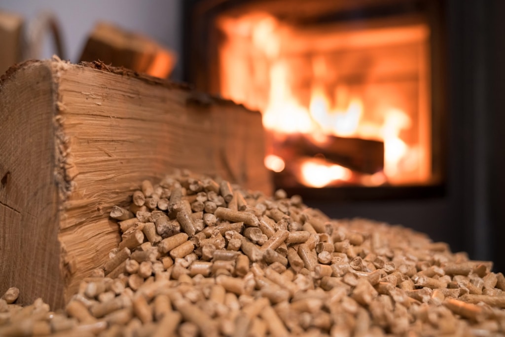 Pellets y astillas de madera - caldera combi