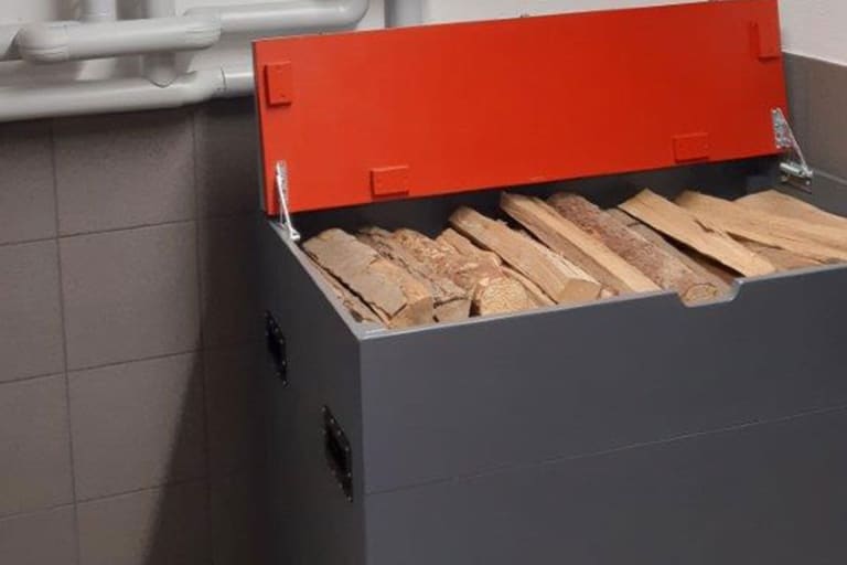 Holzboxen von Hargassner - Einfamilienhaus Simmerl