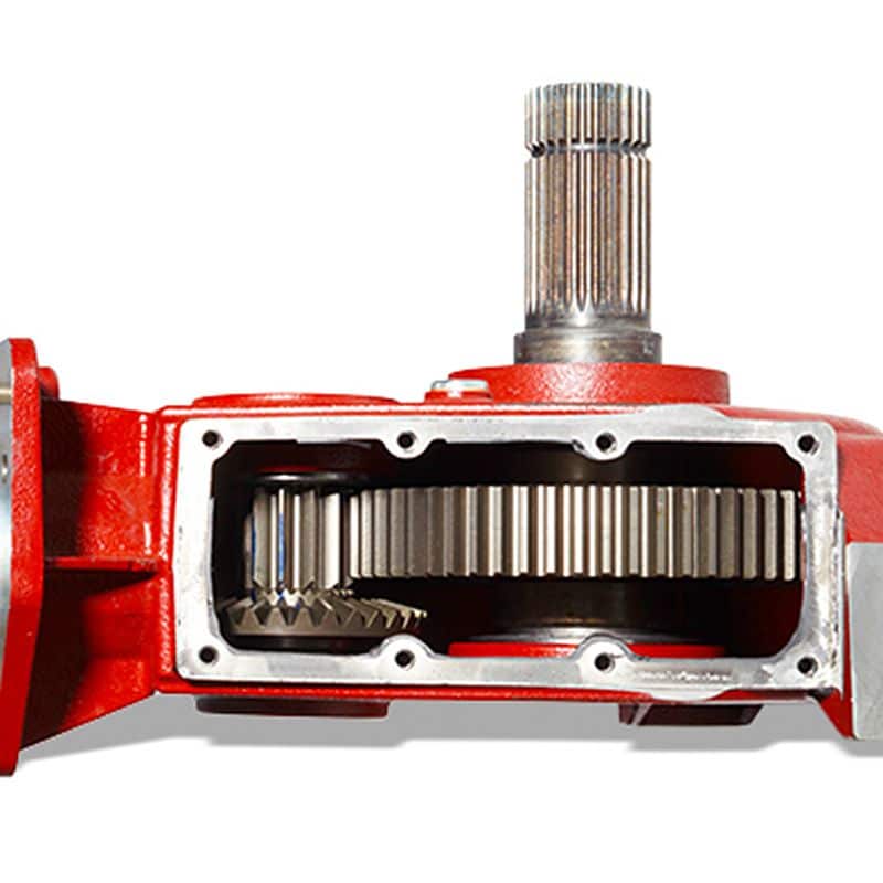 Free spur gearbox - Hargassner