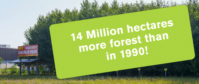 Fourteen million hectares more forest than in 1990! | Hargassner