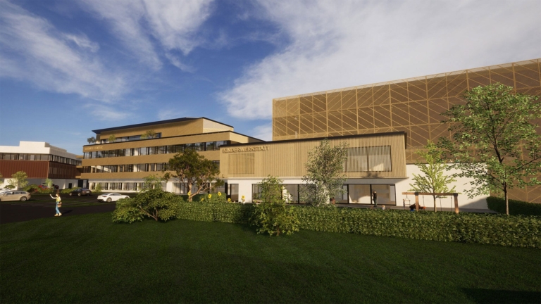 Visualisation du centre de services Hargassner - (c) Matulik Architekten | Hargassner