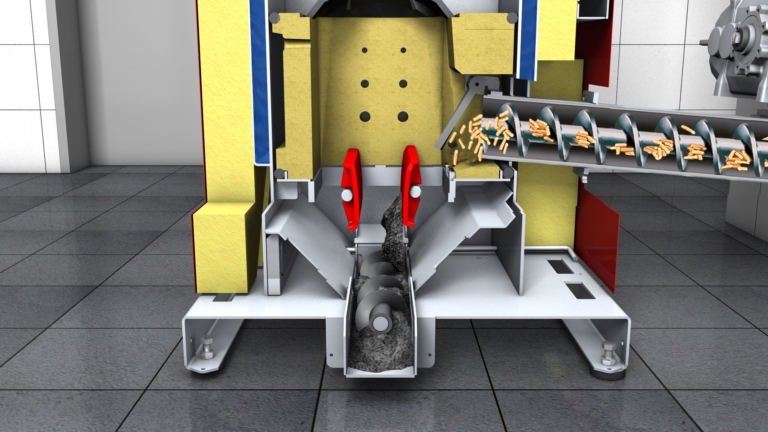 Eco-PK beide Roste öffen Stufenbrecherrost | Hargassner