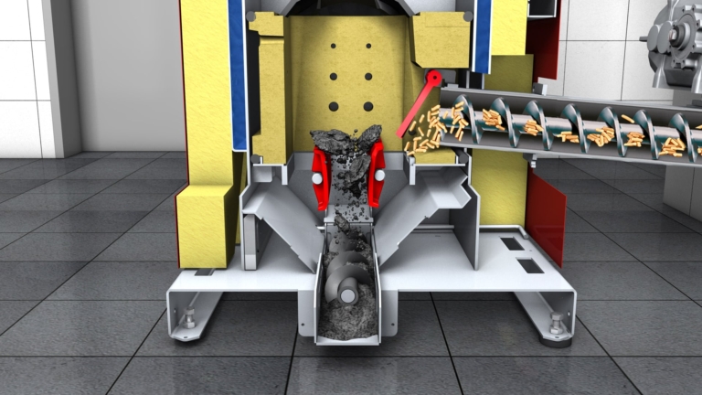 Eco-PK Brecherfunktion Stufenbrecherrost | Hargassner