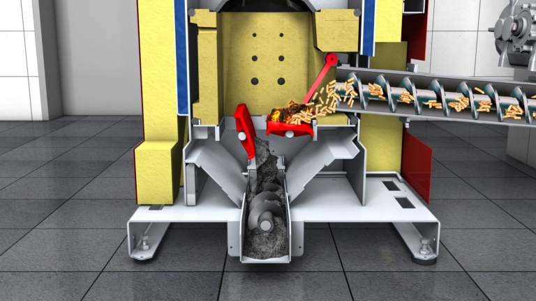 Eco-PK hintere Drehrost Stufenbrecherrost | Hargassner