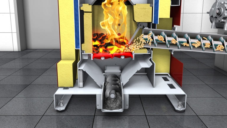 Eco-PK Geschlossene Roste in der Brennkammer | Hargassner