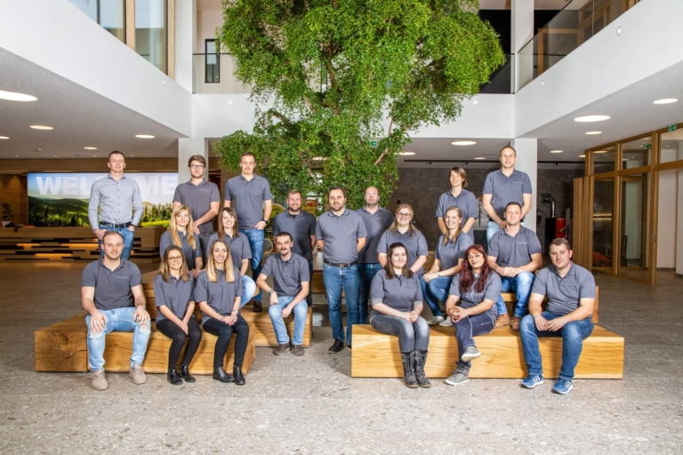 Hargassner customer service group photo | Hargassner