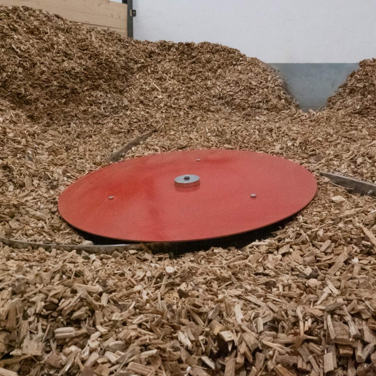 Wood chip space discharge | Hargassner