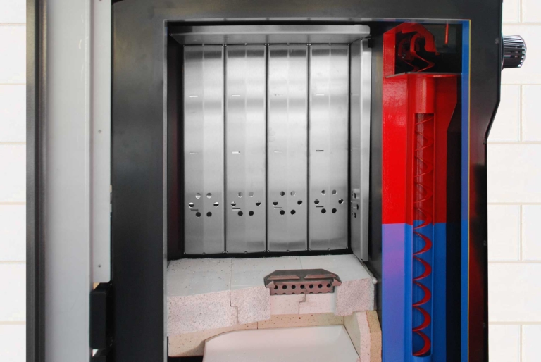 Revêtement de la chambre de remplissage en acier inoxydable Neo-HV Premium | Hargassner