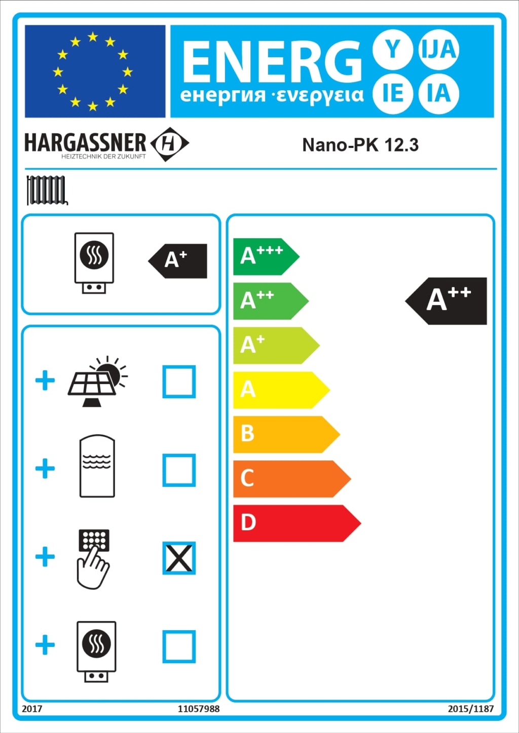 étiquette de classe énergétique nano-pk