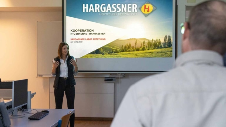 HTL Braunau Hargassner Labor Eröffnung Vortrag | Hargassner