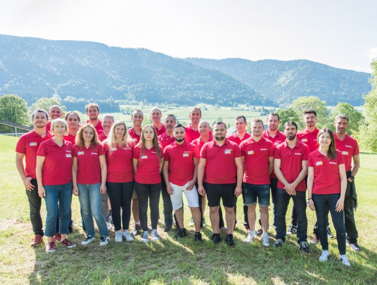 Photo d'équipe de la concession Alpes (38)