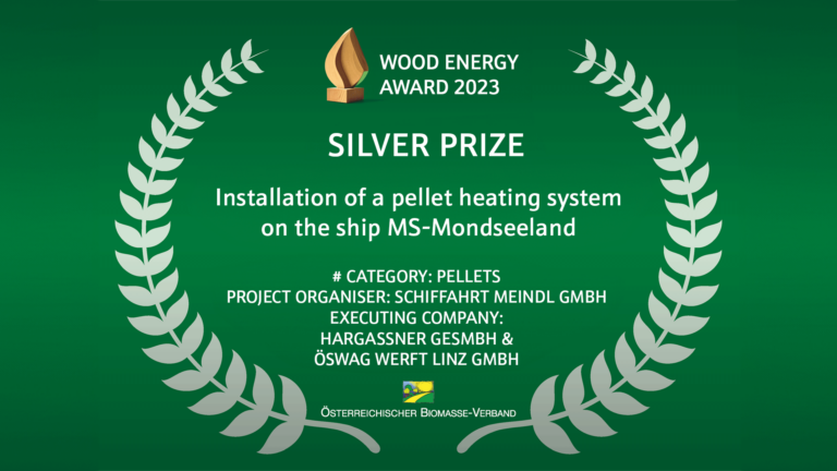 Silver Wood energy award prize certificate | Hargassner
