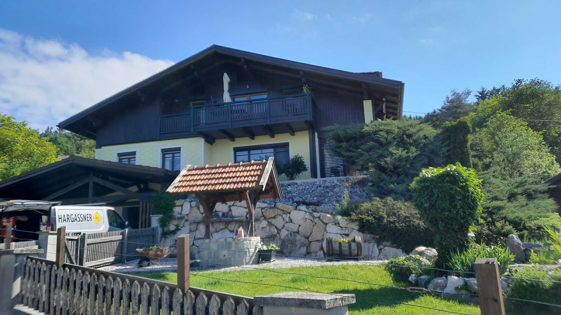 Ländliches Haus mit schönem Garten - Familie Frauenhuber Einfamilienhaus Stückholz | Referenz Hargassner