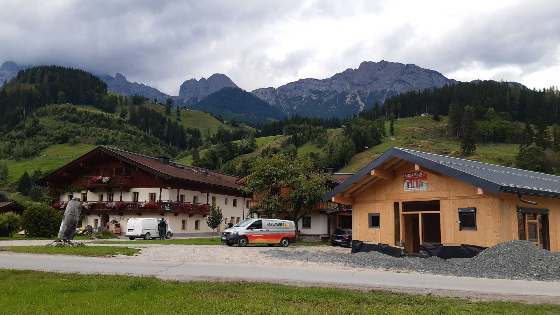Außenansicht Hotel Zieferhof - Hackgutheizung | Referenz Hargassner