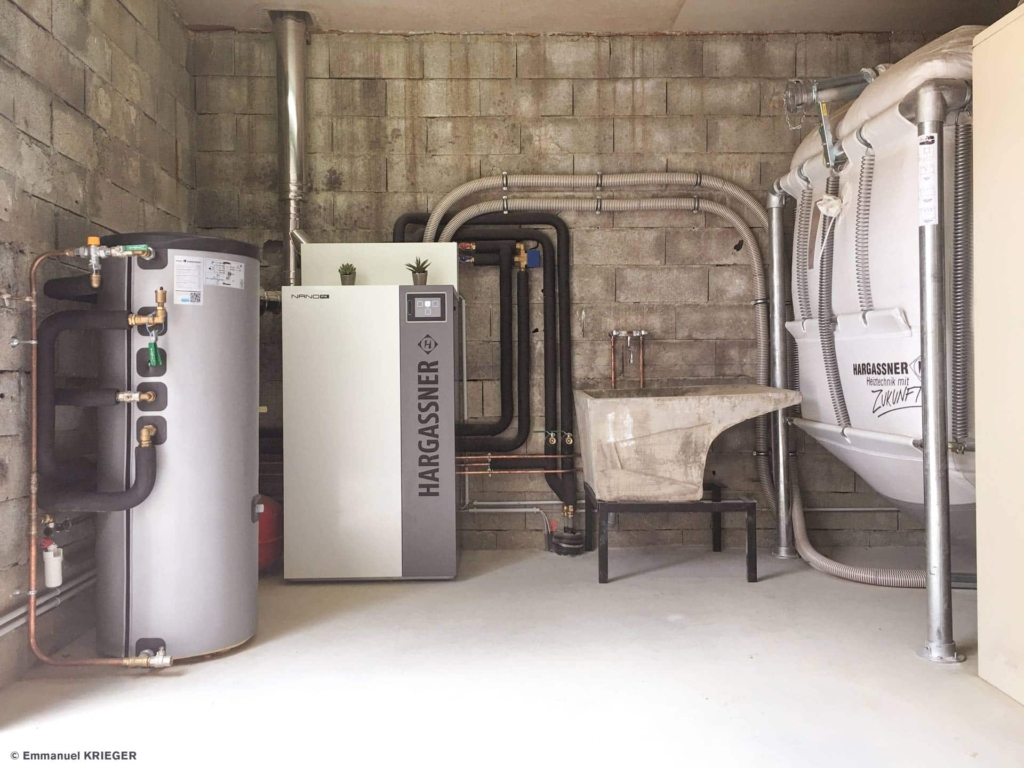 Nano-PK, silo textile et ballon ECS | Référence HARGASSNER