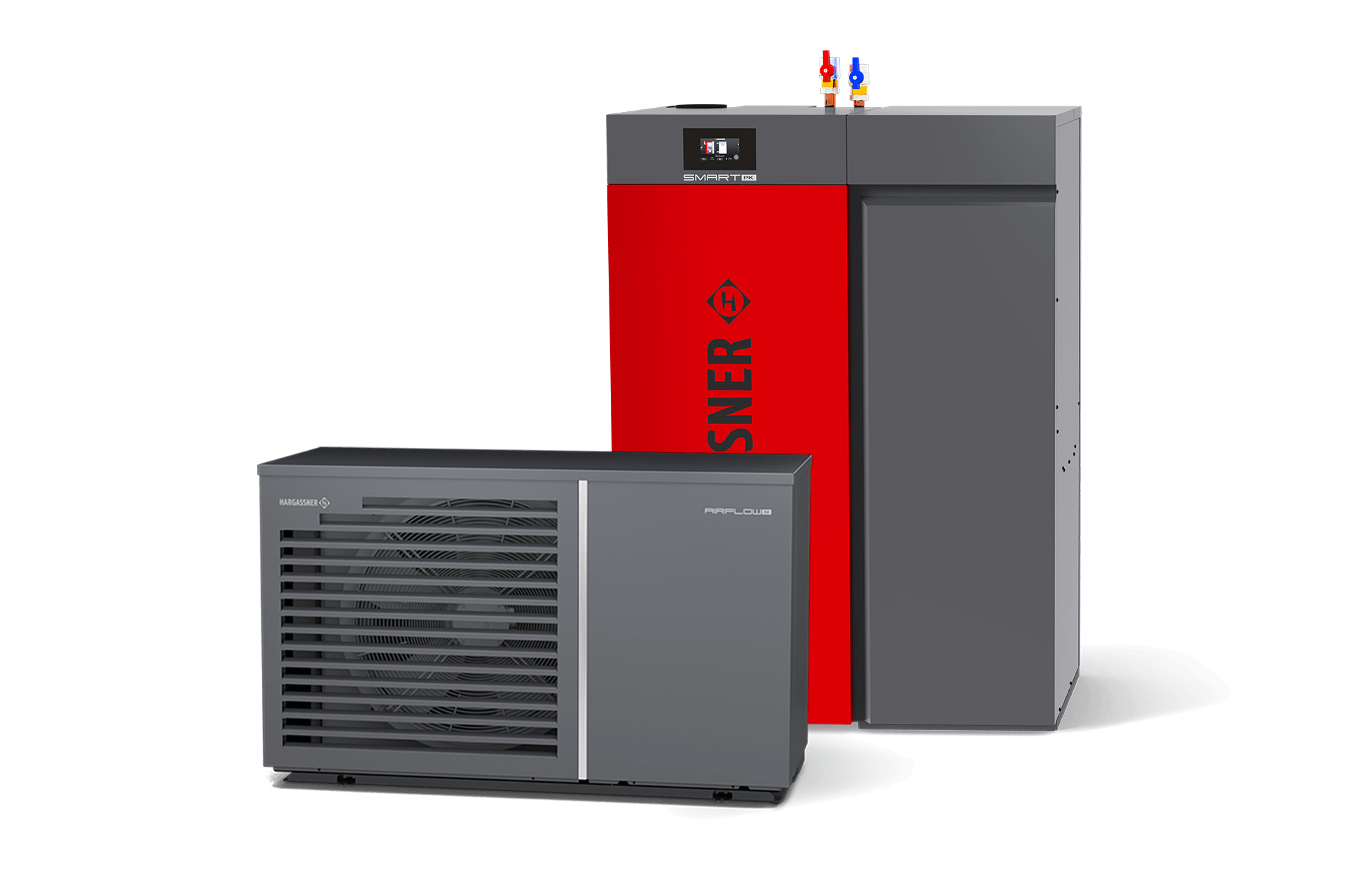 Wärmepumpe und Pelletheizung Smart-PK Neo-HV | Hargasser Hybridheizung