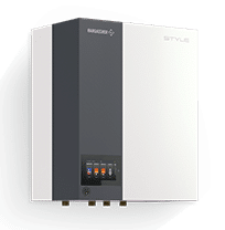 View of indoor module heat pump Airflow-M STYLE 5-20 kW | Hargassner