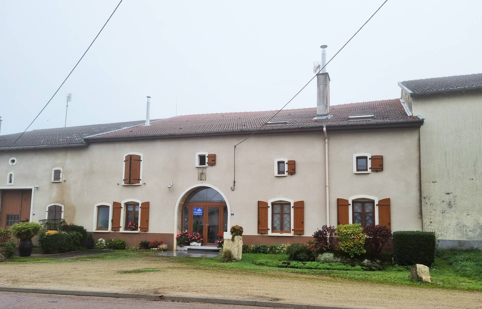 Façade d'un corps de ferme