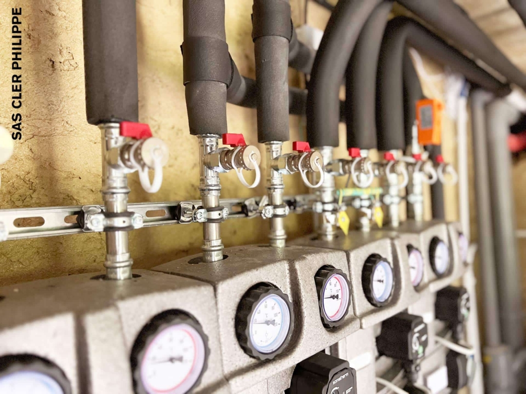 Gros plan sur les modules hydrauliques