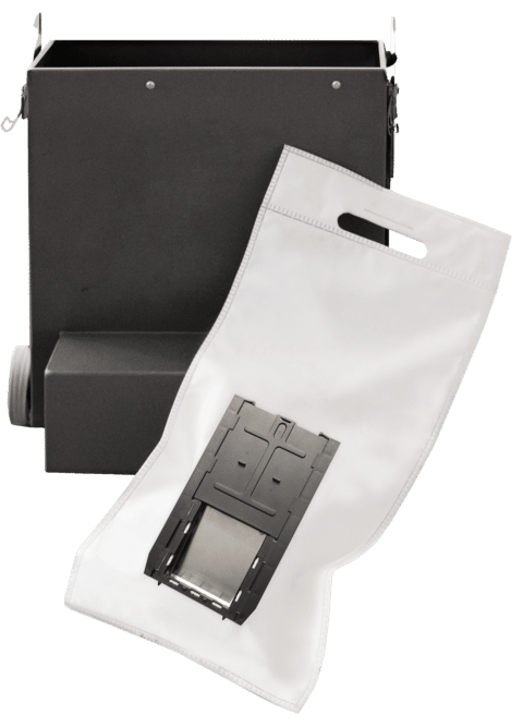 The Hargassner ash box bag - simple and clean ash disposal