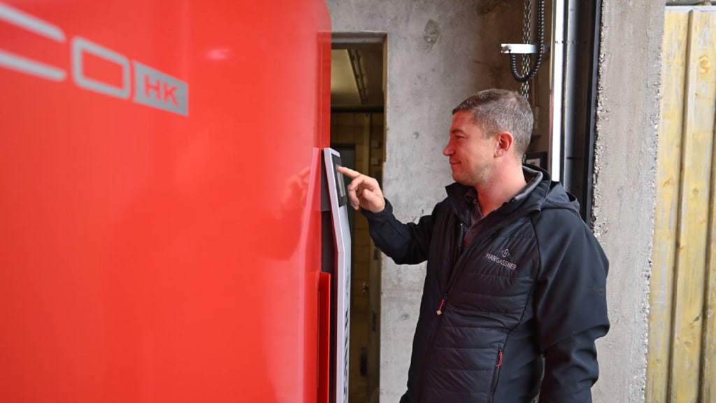 Hargassner project manager at Eco-HK from farmer Buchecker | Reference Hargassner