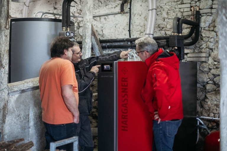 Introduction de la chaudière mixte Smart-DUO dans une maison d'habitation en Haute-Garonne | Référence Hargassner
