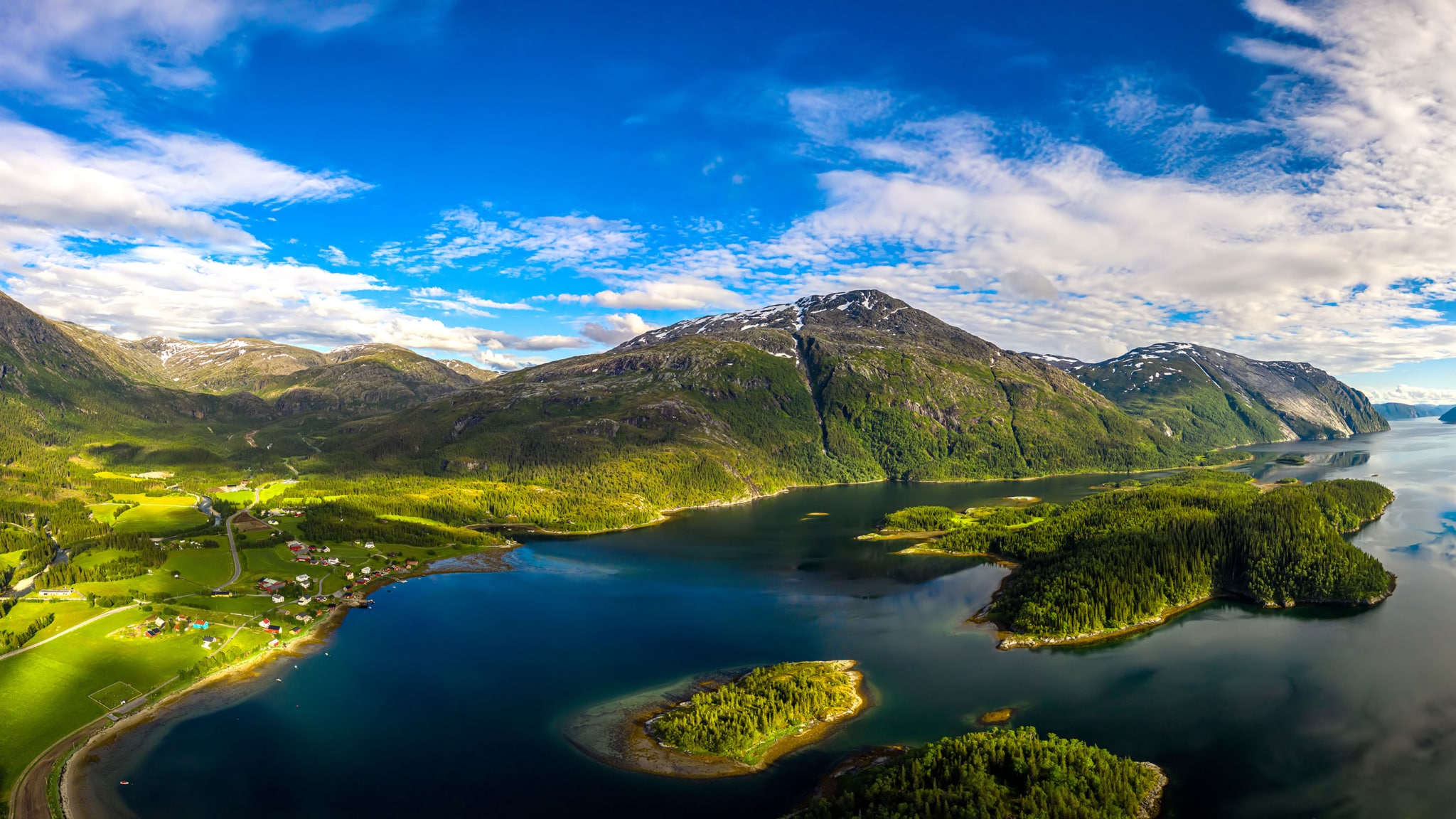 Panorama Landskap Fjord Norge | Hargassner Norge