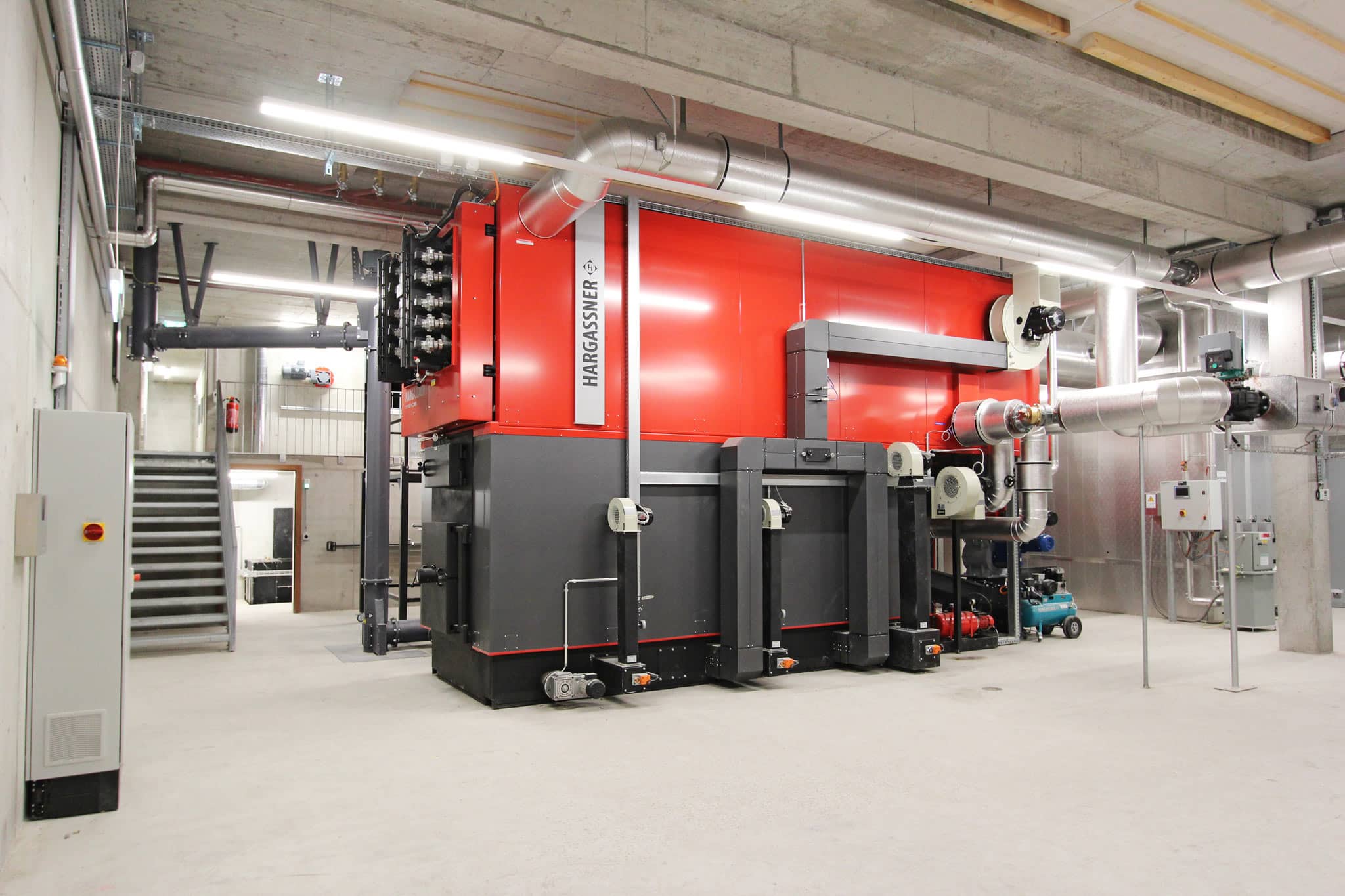 Chaudière industrielle HARGASSNER Magno-SR installée