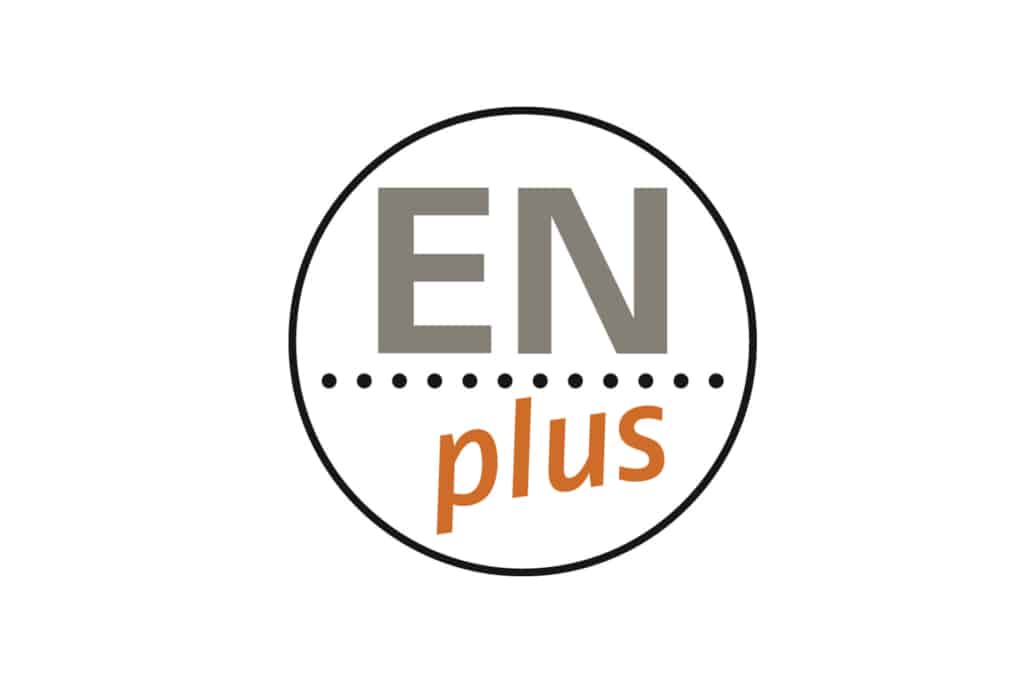 Logo ENplus, internationales Qualitätszertifikat für Pellets