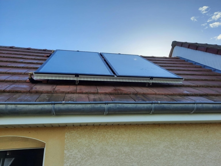 Châssis et fixation d'un CESI HARGASSNER avec 2 TS-300
