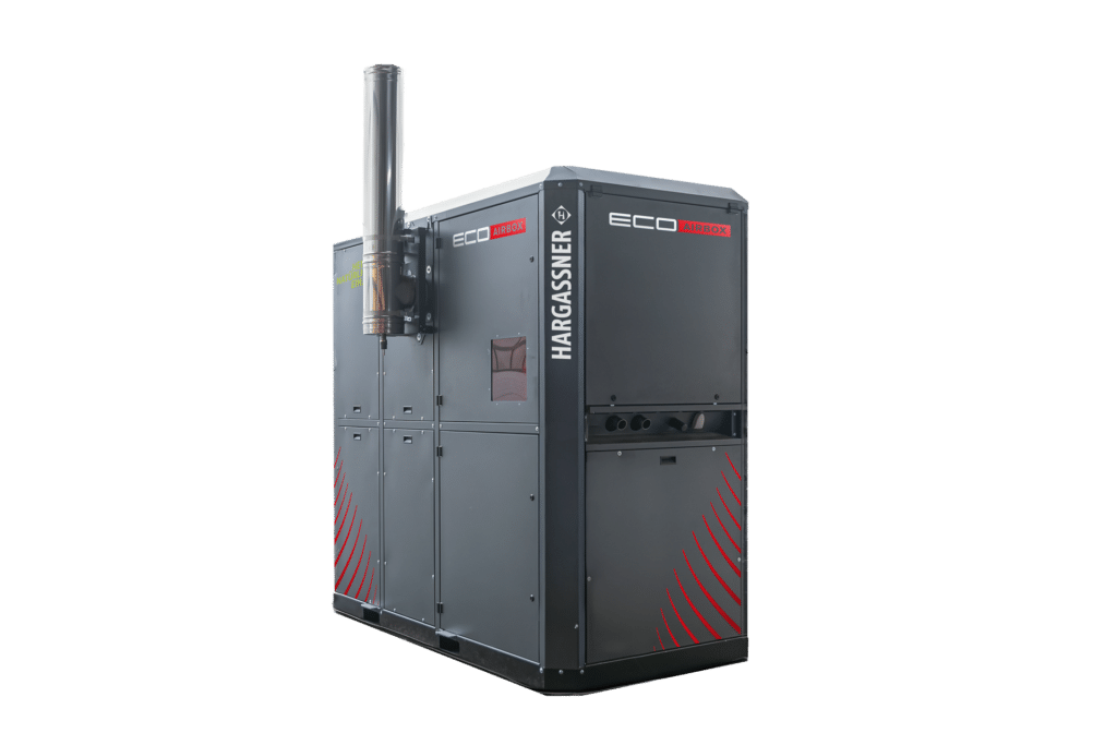 Warmluftmodul Eco-Airbox, freigestellt auf transparentem Hintergrund
