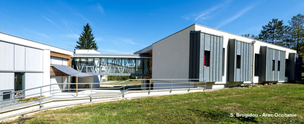 Façade du bâtiment de l'EHPAD Paul Ané à Seix