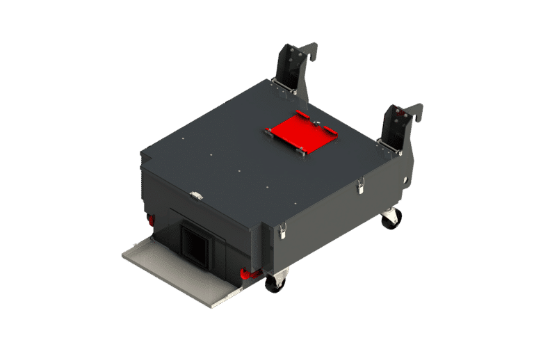 Foto der Aschebox mit einem Volumen von 240 l für Eco-HK / -PK 130–330