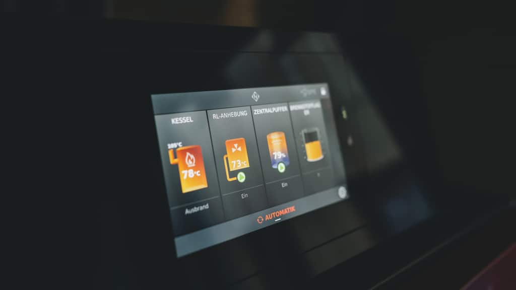 L'unité de régulation Hargassner TouchPro