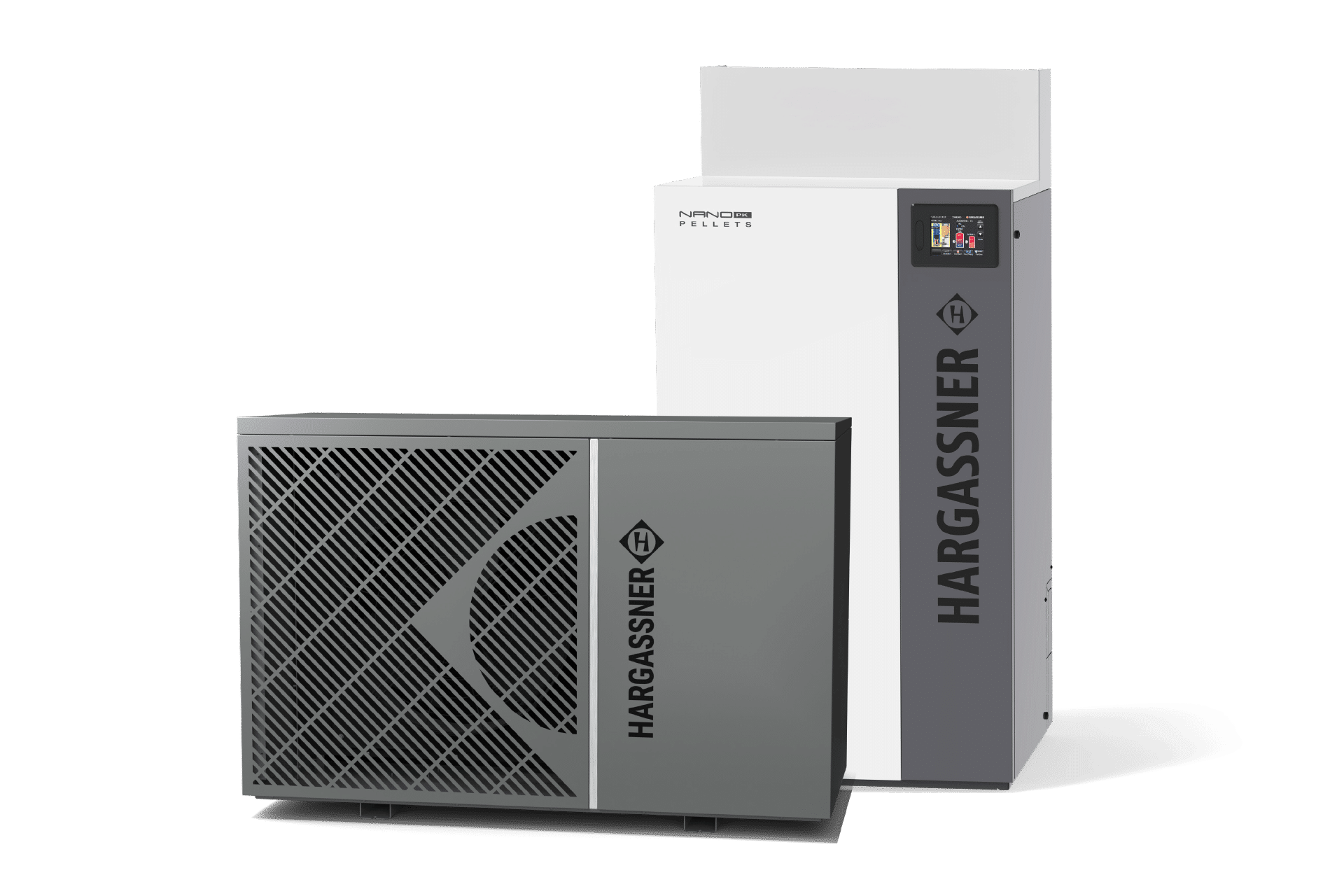 Wärmepumpe AirFlow mit Pelletkessel Nano-PK