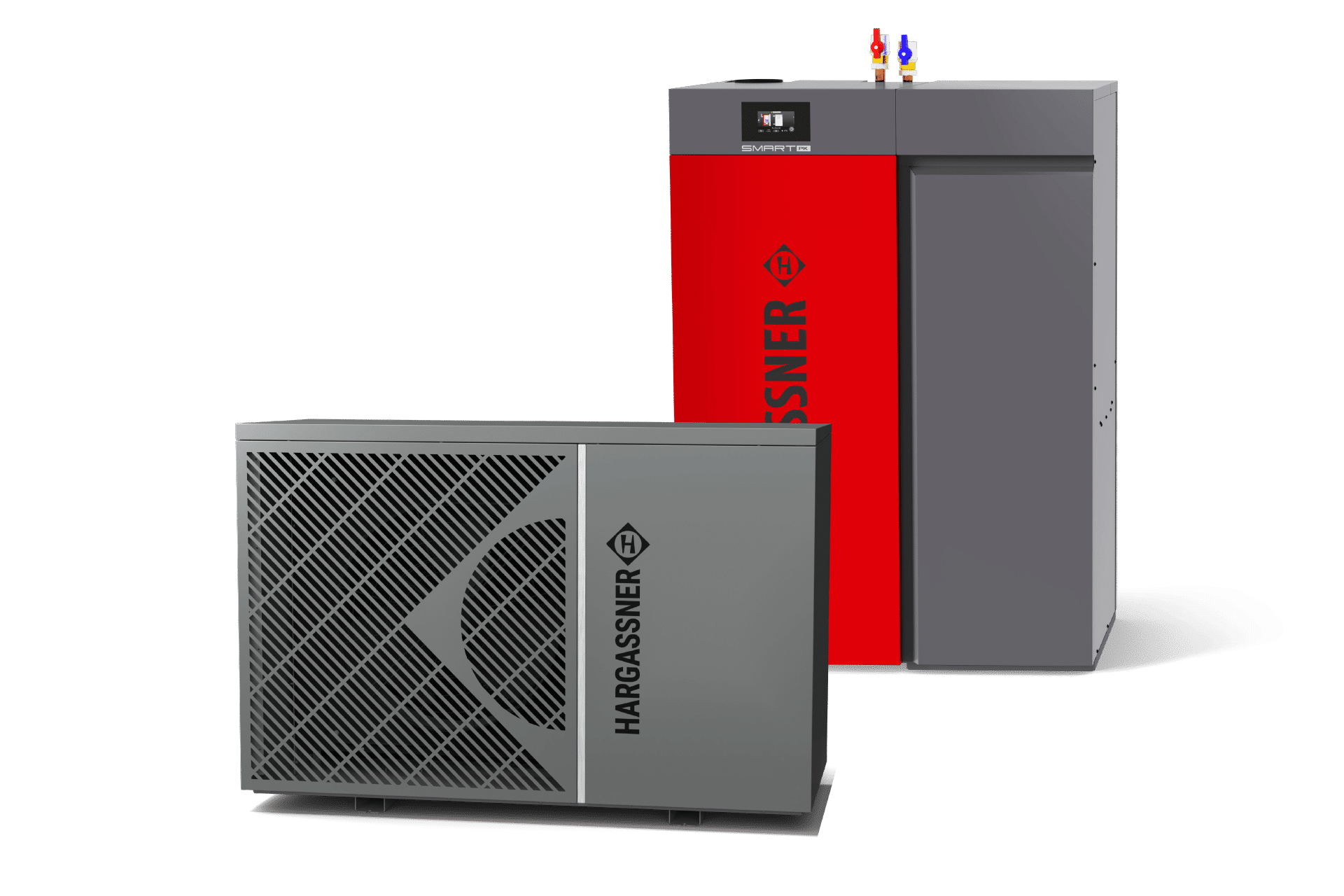 Wärmepumpe AirFlow mit Pelletkessel Smart-PK