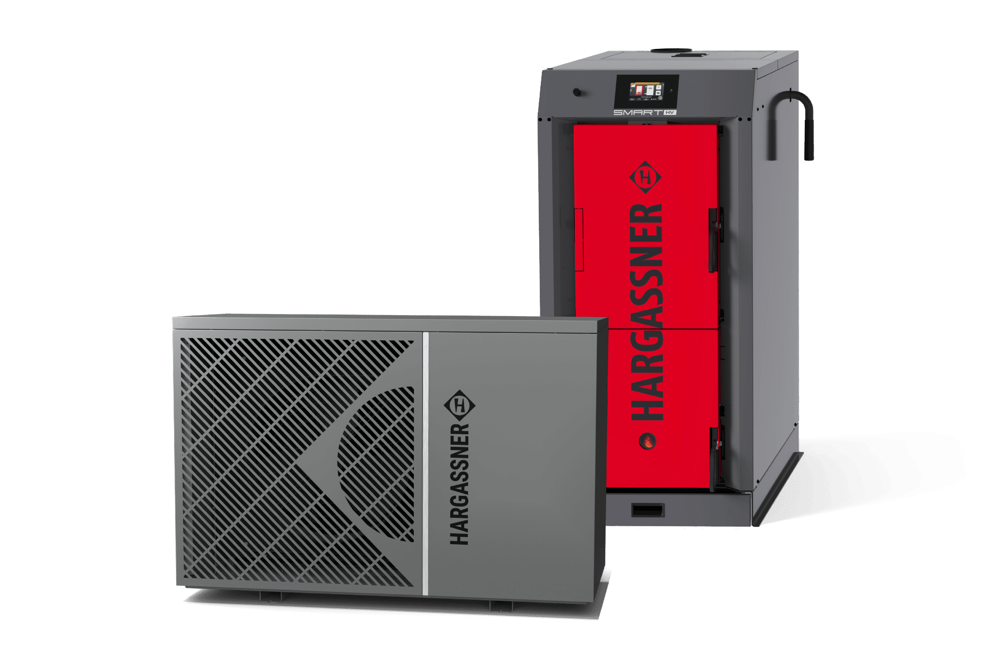 Wärmepumpe AirFlow mit Stückholzkessel Smart-HV