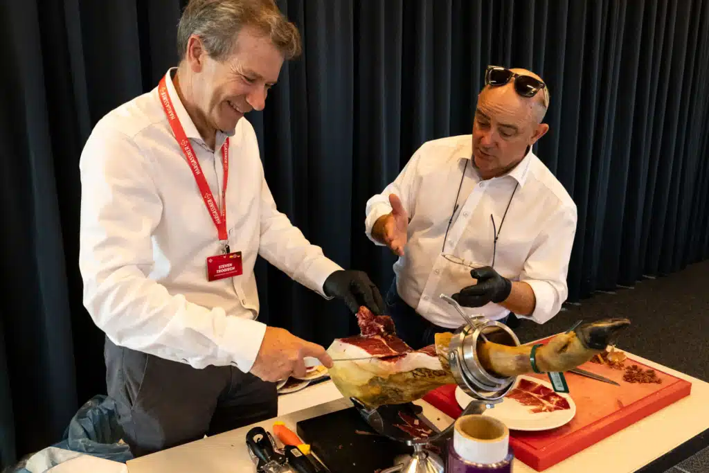 The participants were treated to local delicacies by Team Iberica.