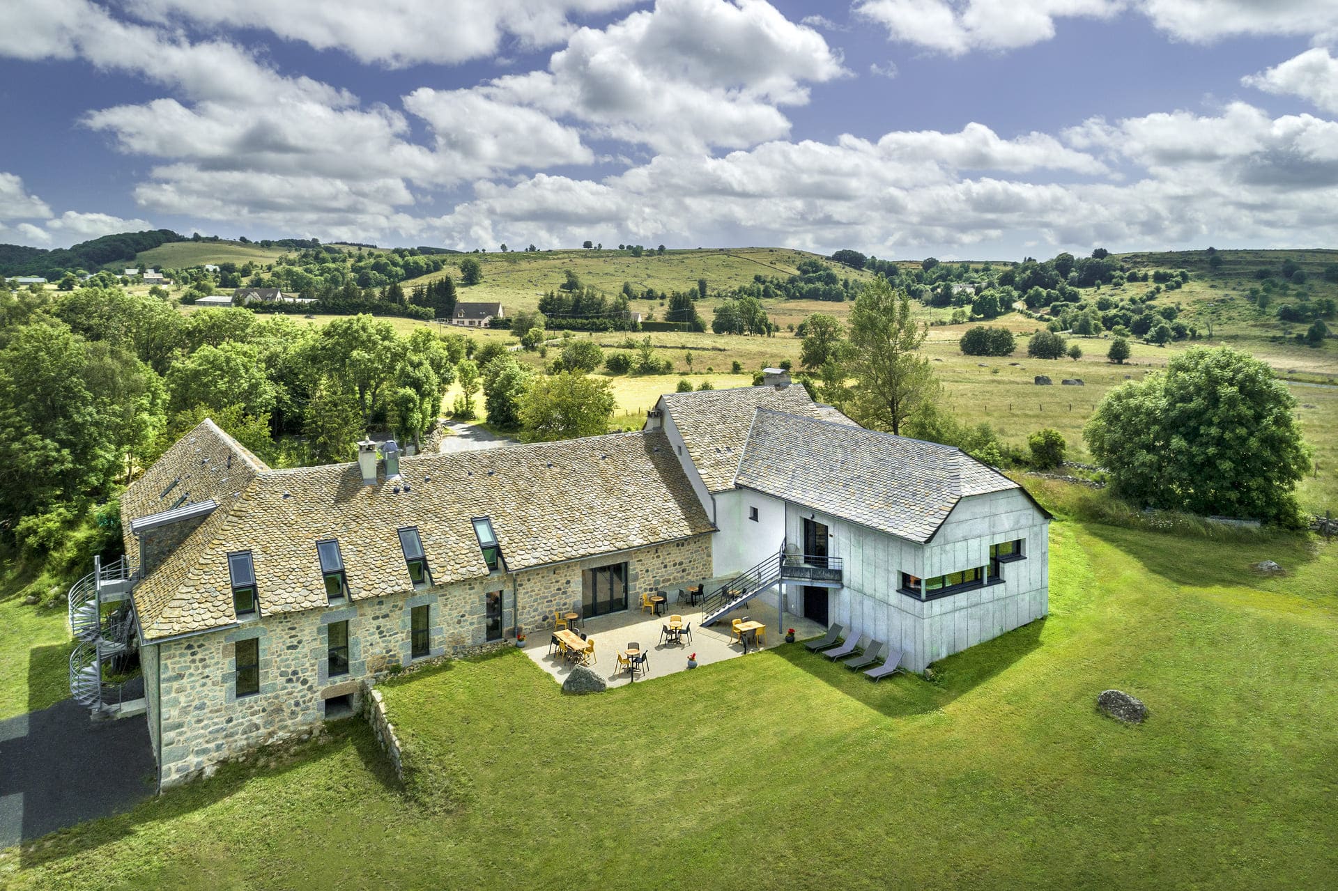 Domaine du Barena vue aérienne